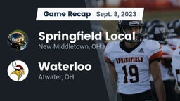 Recap: Springfield Local  vs. Waterloo  2023