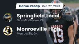 Recap: Springfield Local  vs. Monroeville High 2023