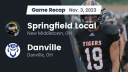 Recap: Springfield Local  vs. Danville  2023