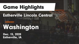 Estherville Lincoln Central  vs Washington  Game Highlights - Dec. 15, 2020