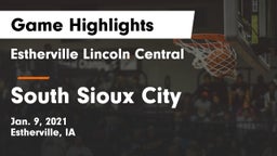 Estherville Lincoln Central  vs South Sioux City  Game Highlights - Jan. 9, 2021