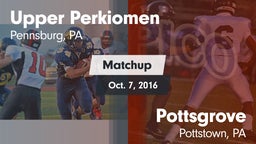 Matchup: Upper Perkiomen vs. Pottsgrove  2016