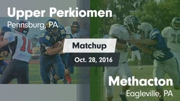 Matchup: Upper Perkiomen vs. Methacton  2016