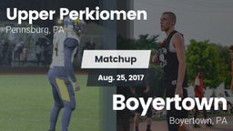 Matchup: Upper Perkiomen vs. Boyertown  2017
