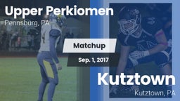 Matchup: Upper Perkiomen vs. Kutztown  2017