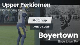 Matchup: Upper Perkiomen vs. Boyertown  2018