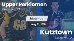 Matchup: Upper Perkiomen vs. Kutztown  2018