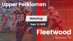 Matchup: Upper Perkiomen vs. Fleetwood  2019