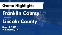 Franklin County  vs Lincoln County  Game Highlights - Sept. 3, 2020