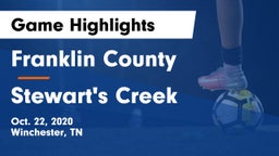 Franklin County  vs Stewart's Creek  Game Highlights - Oct. 22, 2020
