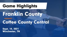 Franklin County  vs Coffee County Central  Game Highlights - Sept. 14, 2021