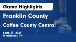 Franklin County  vs Coffee County Central  Game Highlights - Sept. 23, 2021