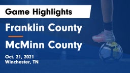 Franklin County  vs McMinn County  Game Highlights - Oct. 21, 2021