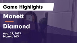 Monett  vs Diamond  Game Highlights - Aug. 29, 2023