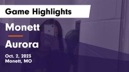 Monett  vs Aurora  Game Highlights - Oct. 2, 2023