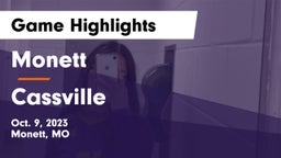 Monett  vs Cassville  Game Highlights - Oct. 9, 2023