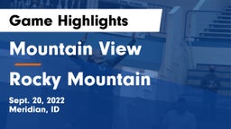 Mountain View  vs Rocky Mountain  Game Highlights - Sept. 20, 2022
