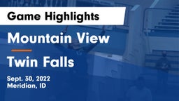 Mountain View  vs Twin Falls  Game Highlights - Sept. 30, 2022