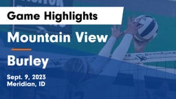 Mountain View  vs Burley  Game Highlights - Sept. 9, 2023