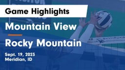 Mountain View  vs Rocky Mountain  Game Highlights - Sept. 19, 2023