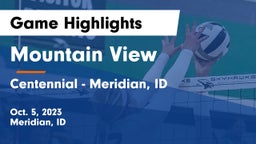 Mountain View  vs Centennial  - Meridian, ID Game Highlights - Oct. 5, 2023