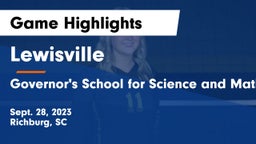 Lewisville  vs Governor's School for Science and Mathematics Game Highlights - Sept. 28, 2023