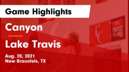 Canyon  vs Lake Travis  Game Highlights - Aug. 20, 2021