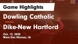 Dowling Catholic  vs ****-New Hartford  Game Highlights - Oct. 13, 2020