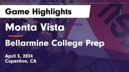 Monta Vista  vs Bellarmine College Prep  Game Highlights - April 5, 2024