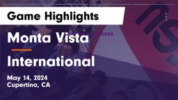 Monta Vista  vs International  Game Highlights - May 14, 2024
