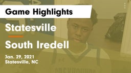 Statesville  vs South Iredell  Game Highlights - Jan. 29, 2021