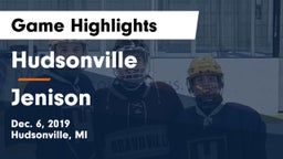 Hudsonville  vs Jenison Game Highlights - Dec. 6, 2019