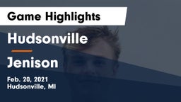 Hudsonville  vs Jenison Game Highlights - Feb. 20, 2021