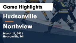 Hudsonville  vs Northview  Game Highlights - March 11, 2021