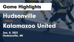 Hudsonville  vs Kalamazoo United Game Highlights - Jan. 8, 2022