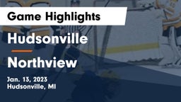 Hudsonville  vs Northview  Game Highlights - Jan. 13, 2023
