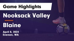 Nooksack Valley  vs Blaine  Game Highlights - April 8, 2024