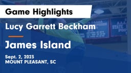 Lucy Garrett Beckham  vs James Island  Game Highlights - Sept. 2, 2023
