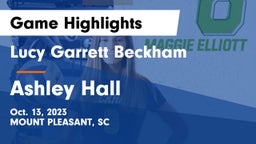Lucy Garrett Beckham  vs Ashley Hall Game Highlights - Oct. 13, 2023