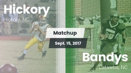 Matchup: Hickory  vs. Bandys  2017