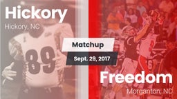 Matchup: Hickory  vs. Freedom  2017