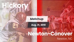 Matchup: Hickory  vs. Newton-Conover  2018