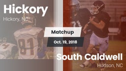Matchup: Hickory  vs. South Caldwell  2018