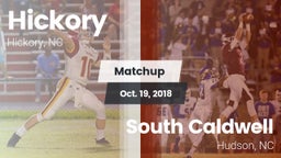 Matchup: Hickory  vs. South Caldwell  2018