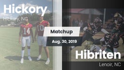 Matchup: Hickory  vs. Hibriten  2019