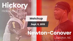 Matchup: Hickory  vs. Newton-Conover  2019