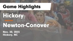 Hickory  vs Newton-Conover  Game Highlights - Nov. 30, 2023