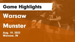 Warsaw  vs Munster  Game Highlights - Aug. 19, 2022
