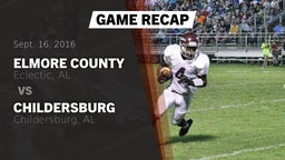 Recap: Elmore County  vs. Childersburg  2016