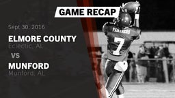 Recap: Elmore County  vs. Munford  2016